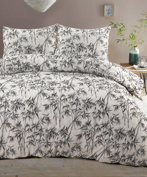 Urban Grid Contemporary Duvet Set