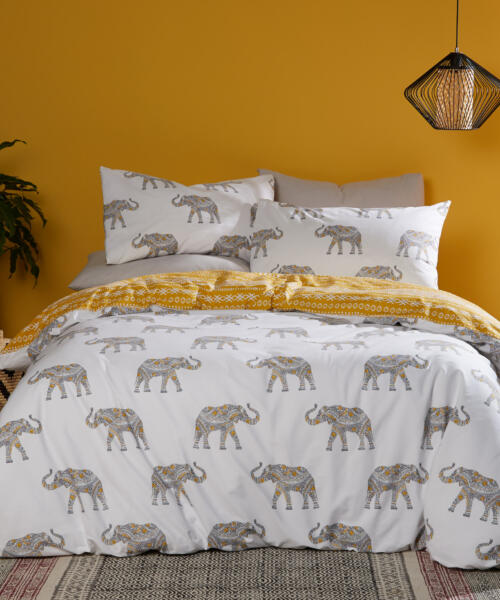 Midnight Indigo Celestial Bed Set