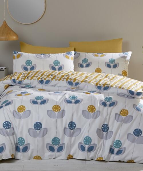 Abstract Marble Swirl Luxury Bed Set