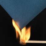 Fire Retardant Treated Blue Technical Fabric