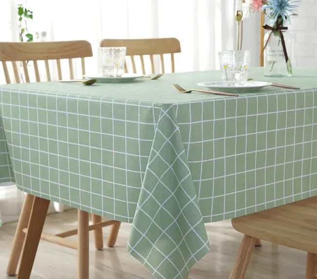 Natural Brown Textured Slub Linen Table Runner