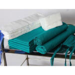 Reinforced Draw Sheet with Heavy Twill Center