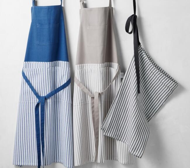 Classic Williams Sonoma Style Cotton Chef Apron