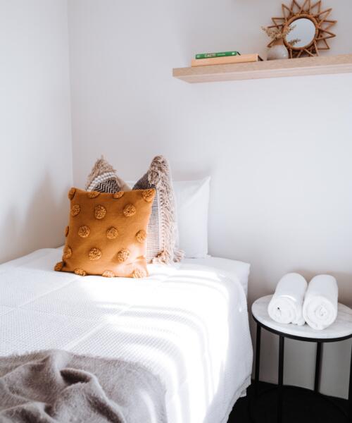 Crisp White Hotel Percale Flat Sheet