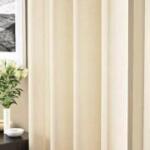 Brushed Brass Ring Top Velvet Curtains